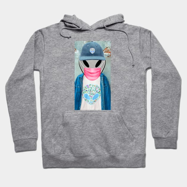 Responsible Alien Hoodie by ellenaJ